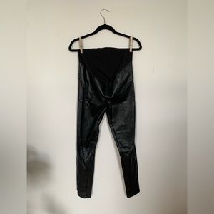 Maternity Pleather Leggings